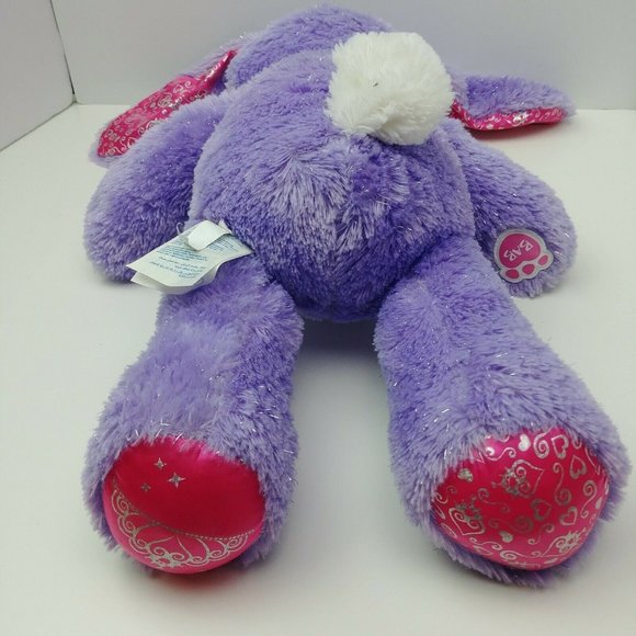 Build A Bear Purple Pawrincess Bunny Rabbit 17" - Picture 8 of 10